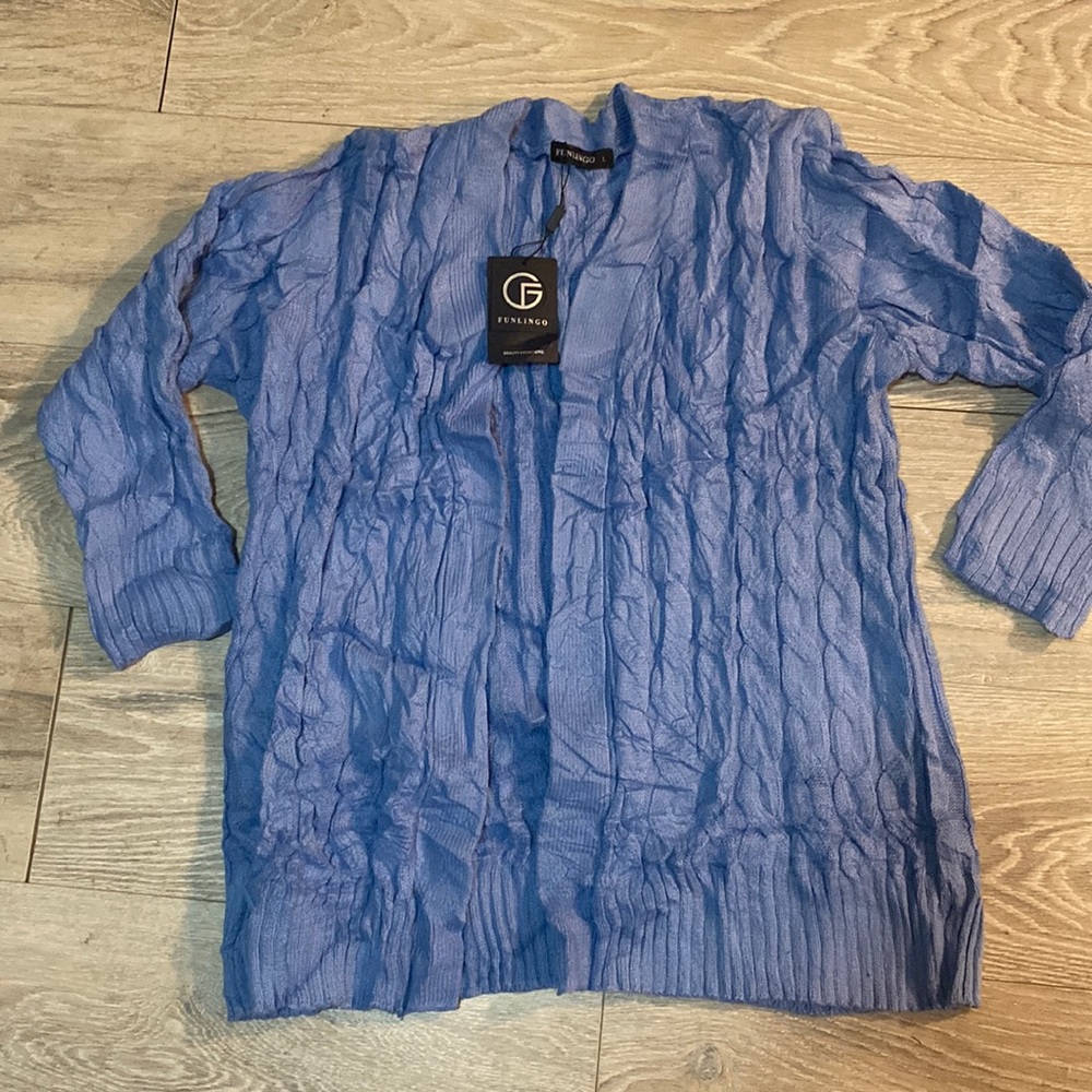 NWT Light Blue cardigan